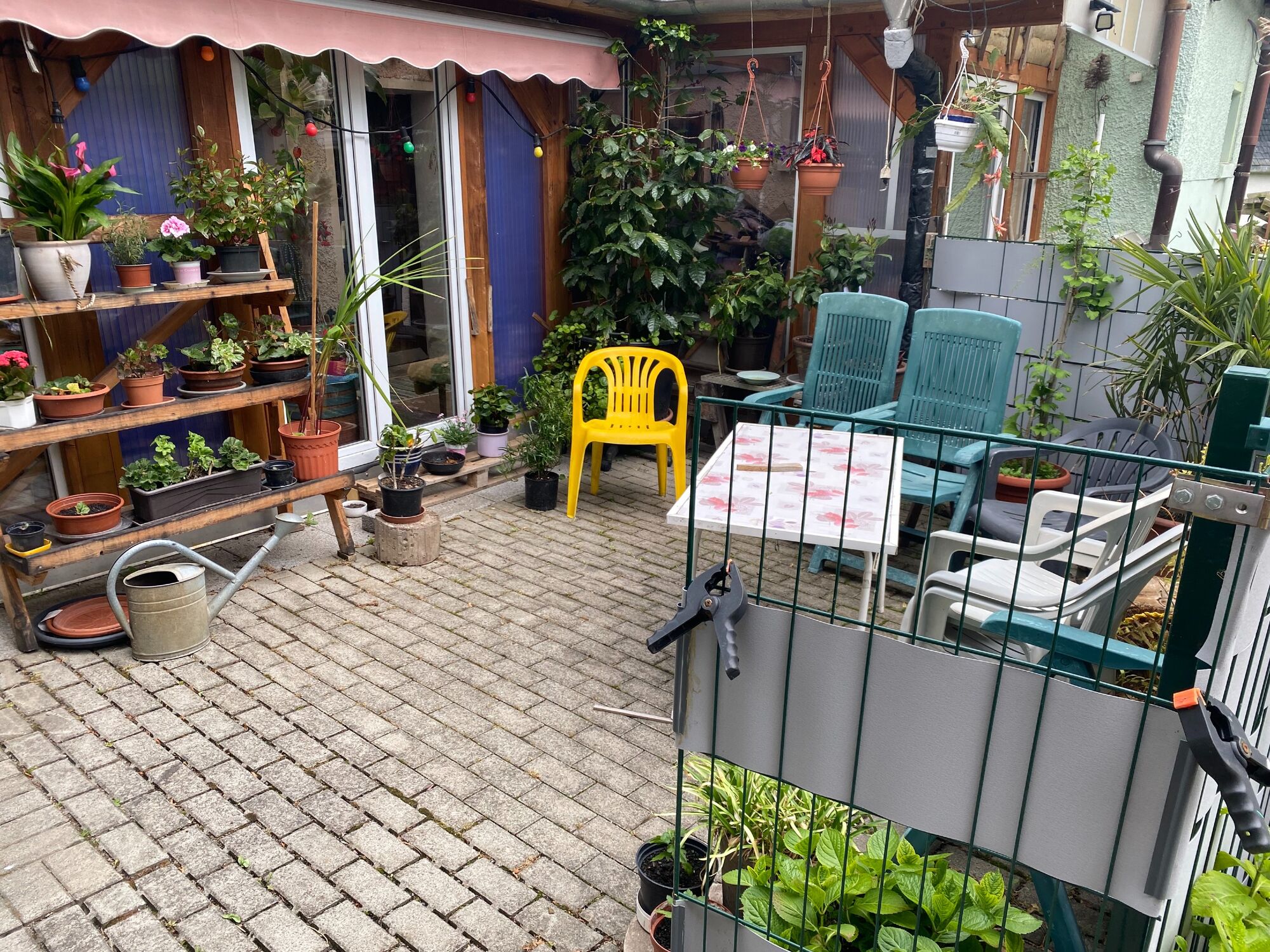 Sitzplatz auf dem Hof