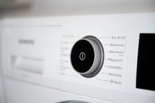 Waschraum mit Waschmaschinen