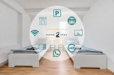 home2stay Apartmenthaus in Reutlingen NEU Wifi, Parkplatz Bild 1