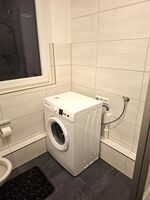 Waschmaschine im Bad