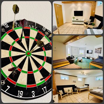 Große eigene Monteurwohnung/Zimmer mit Parkplatz + WLAN + Dart 🎯