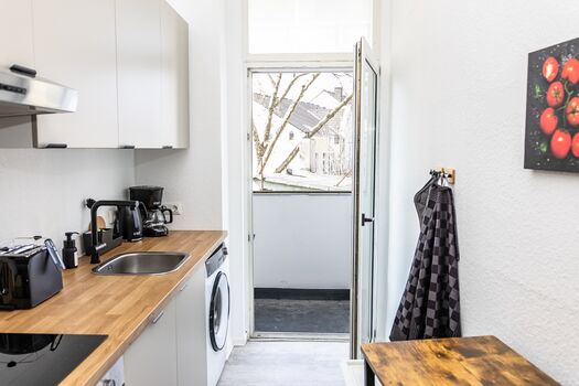 CosyHomes24 (GE09c) • Highspeed Wifi • Balkon• Stellplatz Bild 5