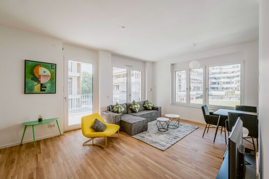 Design 3 Zimmer-Apartment I Stadtmitte I WLAN I Balkon