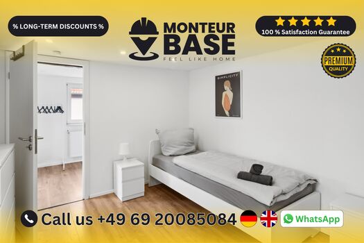 MONTEUR BASE - Unterkunft für 2-7 Personen in Offenbach a.M.