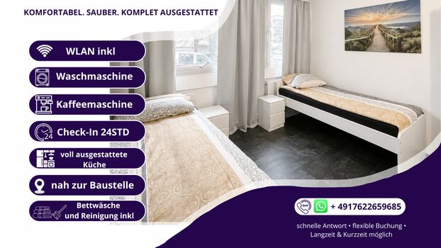 Monteurwohnungen in Wuppertal