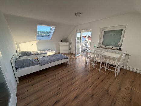 Zimmer 1 / Wohnzimmer mit terasse