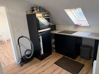 Küche 2 Kühlschränke, Microwelle, Backofen, cerankochfeld, Kaffemaschne