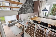 Wohnzimmer mit Terassenzugang