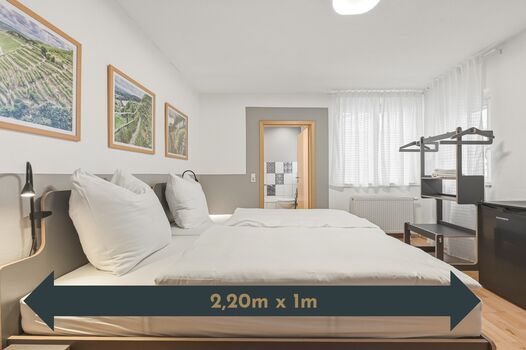DOMEKY Backnang: 85m² Style, XXL-Betten & Parkplatz