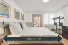 XXL-Bett