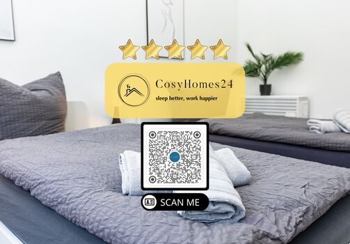 CosyHomes24 (UN01) • Balkon • TOP-Anbindung • Zentral