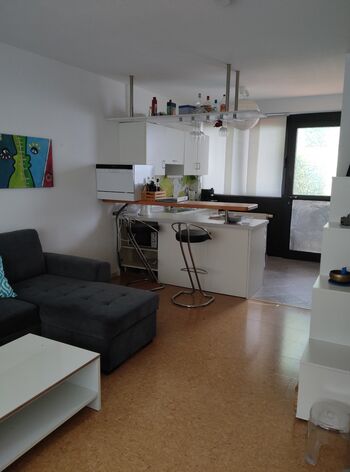 Mini-Haus für Handwerker/Messebesucher