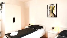 Monteurwohnung mit Balkon und Wohnzimmer Zdjęcie 2