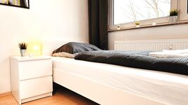 Monteurwohnung mit Balkon und Wohnzimmer Zdjęcie 9