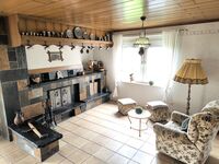 Offener Kamin im Wohnbereich