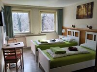 Doppelzimmer mit eigenem Bad und zwei Einzelbetten