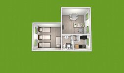 EMAS 7 / Whg. mit 4 Einzelbetten, WLAN, Küche, Waschmaschine Picture 1