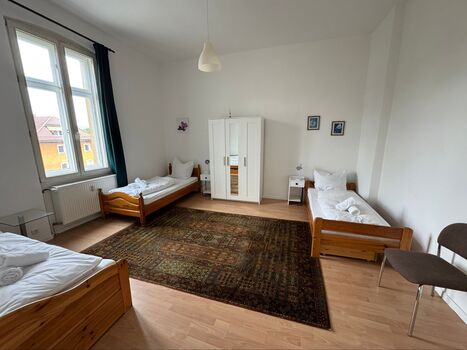 Zimmer mit 3 Einzelbetten
