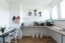 Auch wenn Sie keine Zeit zum Kochen haben, können Sie Ihre Lieblingspizza in der Mikrowelle zubereiten! #Duisburg #Wohnung #Schlafzimmer #Küche #VonVImmoServiceUG