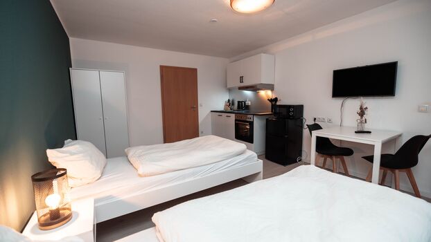 🌟Moderne Boarding Apartments mit eigenem Bad und Küche🌟