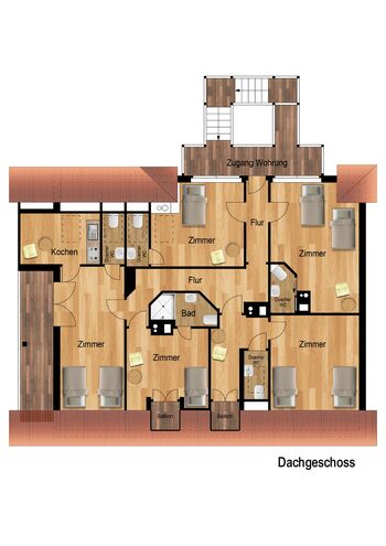 Sanierte Monteurunterkunft für 2-20 Pers. in Detmold Obrázok 2