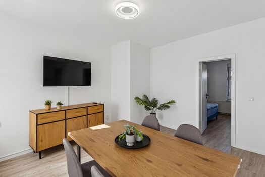 Wohnzimmer mit Fernseher 50 Zoll