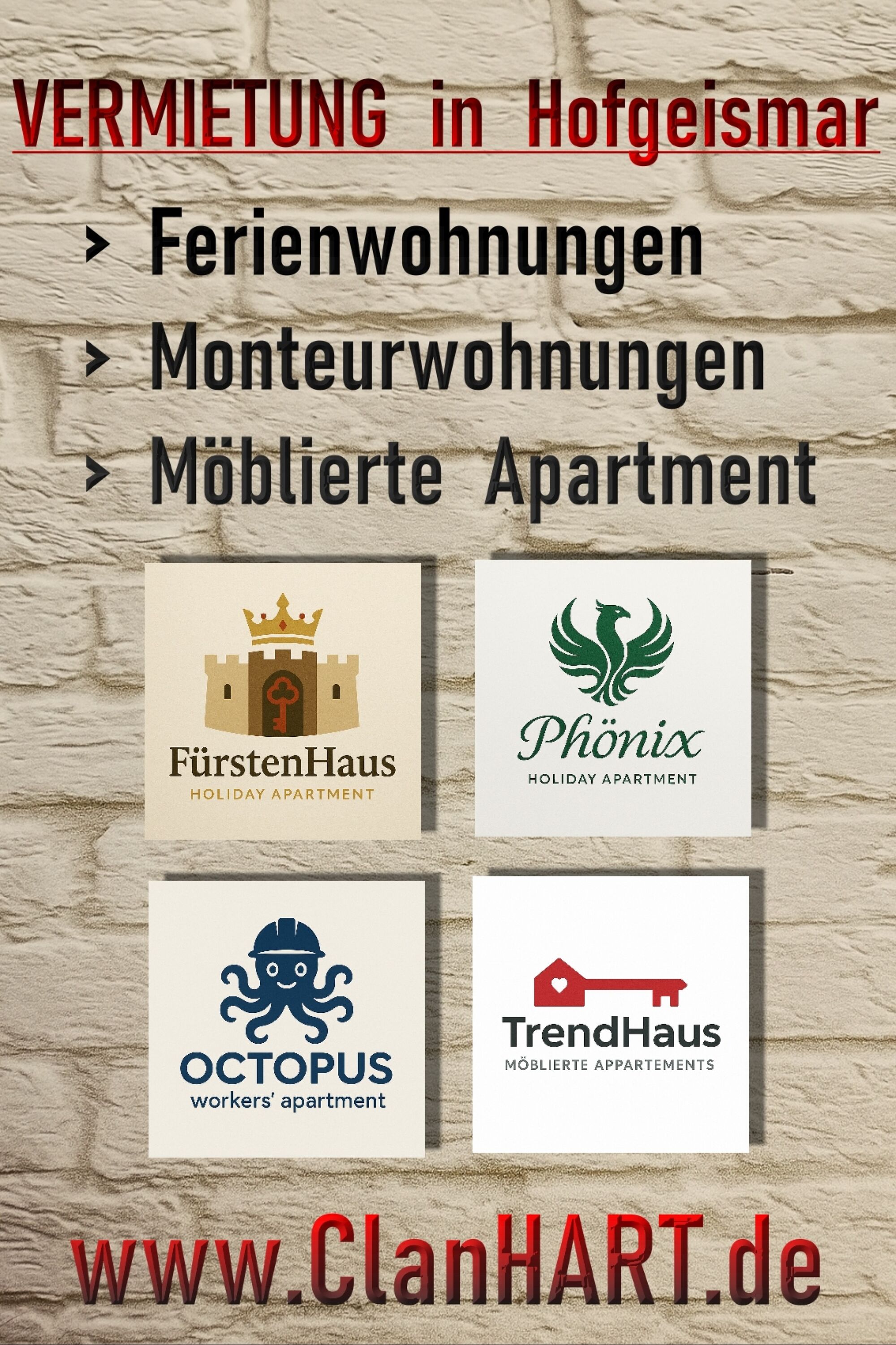 Diverse Monteurwohnungen in Hofgeismar 