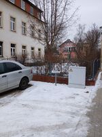 reservierter Kfz Stellplatz vorm Haus