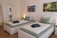 Schlafraum 2 mit 2 Einzelbetten