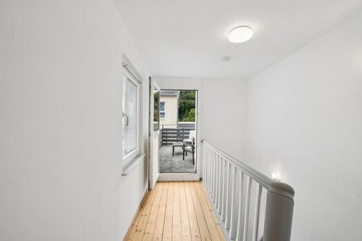 Blick zur Terasse oben