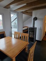 Kamin mit Schlafnische "große Ferienwohnung"