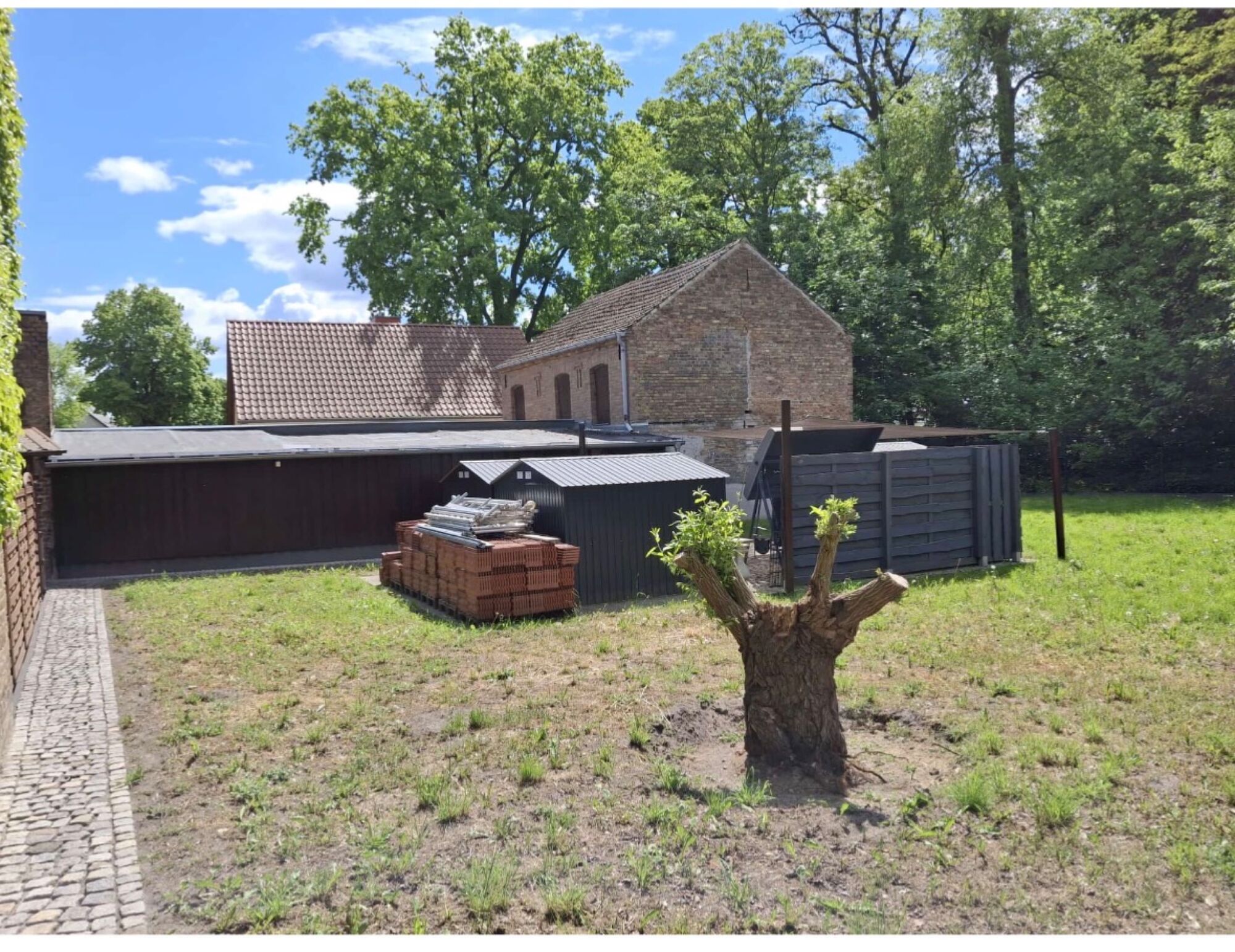 Garten - noch nicht fertiggestellt 