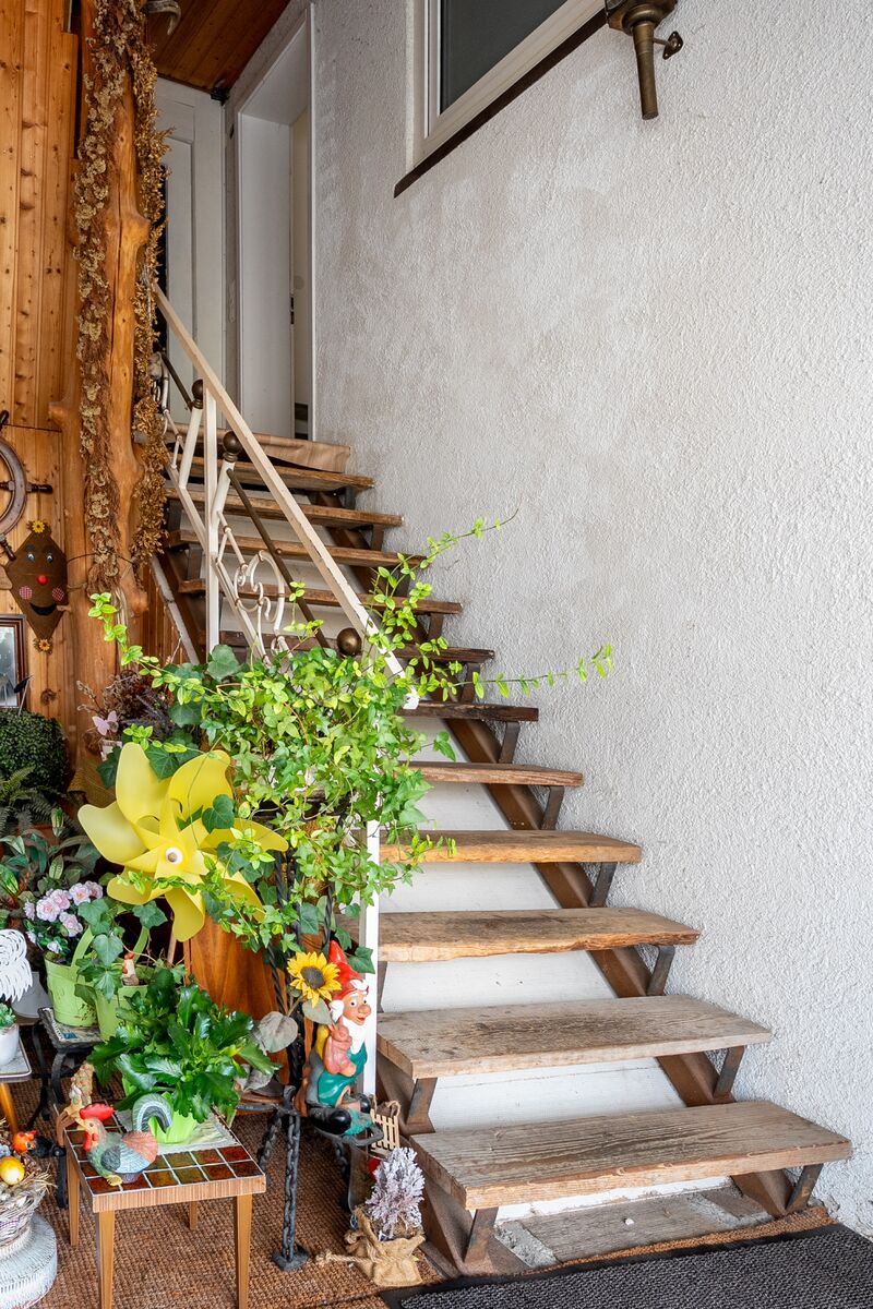 Treppe zur Wohnung