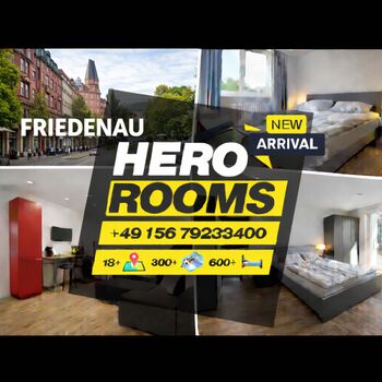 HEROROOMS - Boardinghouse DIREKT BAHNHOF FRIEDENAU