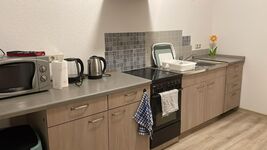 Monteur Unterkunfte Thüringen Küche Bad Stellplatz LKW PKW Zdjęcie 10