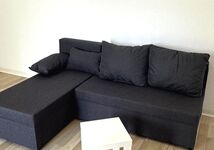 Sofa im Wohnzimmer auch zum Schlafen
