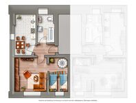 Grundriss LTH06 1. Etage Maisonette Wohnung