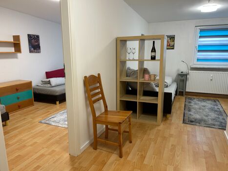 2 Räume mit jeweils 2 Betten