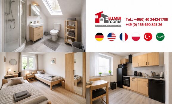 Mitarbeiterwohnung ab 16 Euro heute anfragen, morgen einziehen Bild 1