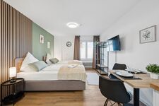 Asperg | Studio Apartment | 2 Einzelbetten | Parkplatz Zdjęcie 8