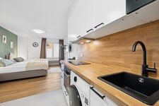 Asperg | Studio Apartment | 2 Einzelbetten | Parkplatz Zdjęcie 11