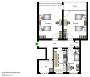 Kaupa: Wohnung für 5 Pers. im 3.OG für Monteure in Passau Bild 6