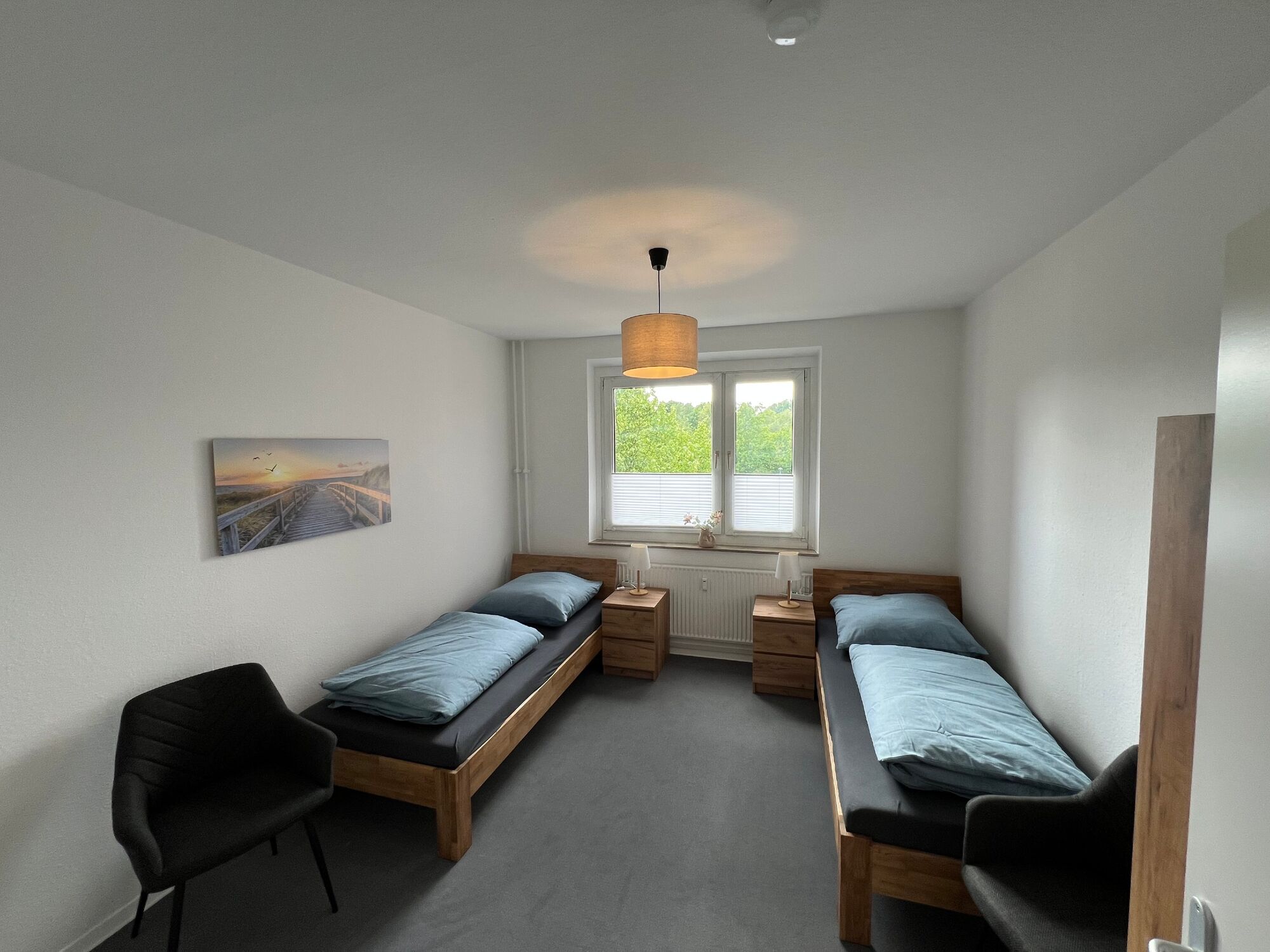 Zimmer 2 mit 2 Einzelbetten