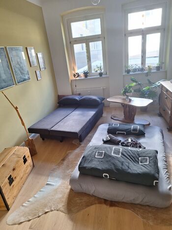 Schlafcouch 130x200 und Luftbett