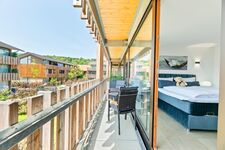 Eigene Balkone in den Schlafzimmern 