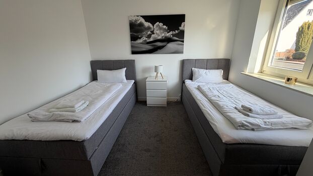 Maisonette-Wohnung für 7 Personen mit Garten & Bachlage