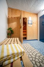Sauna auf Anfrage nutzbar (gegen Gebühr)