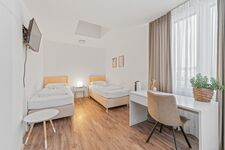 Doppelzimmer mit Einzelbetten 