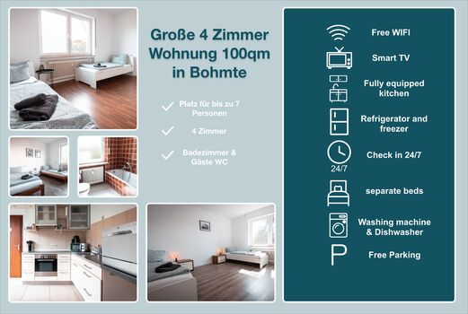 ❤️Wohlfühlen in 100qm Wohnungen in Bohmte - Hunteburg❤️ Picture 1