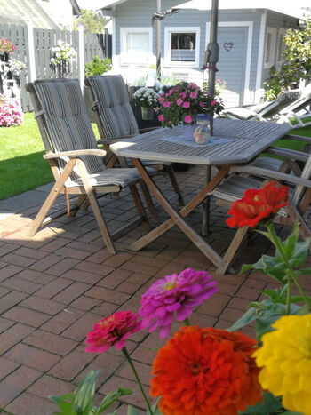 Sitzplatz im Garten